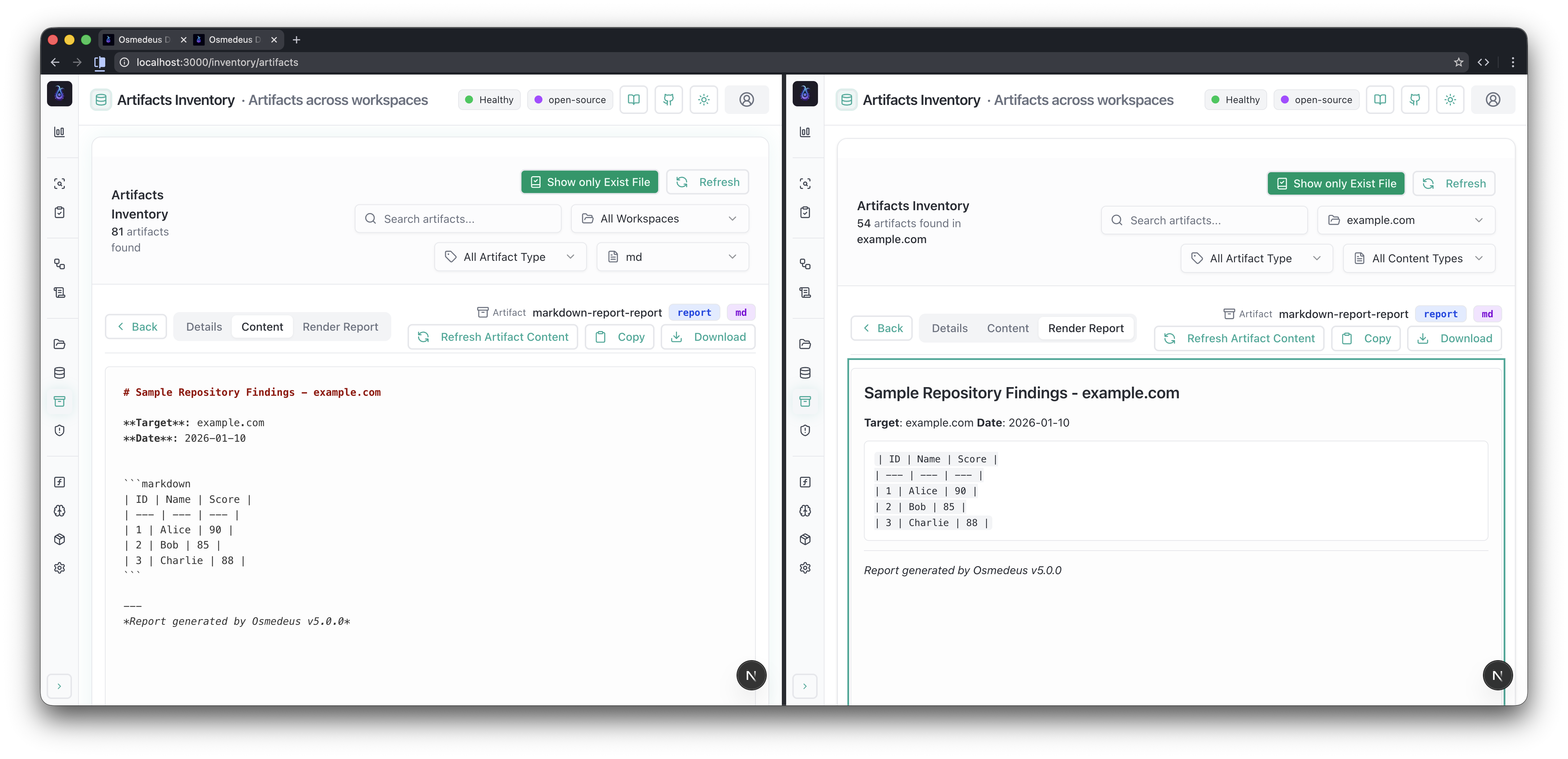 web-ui-artifact-details