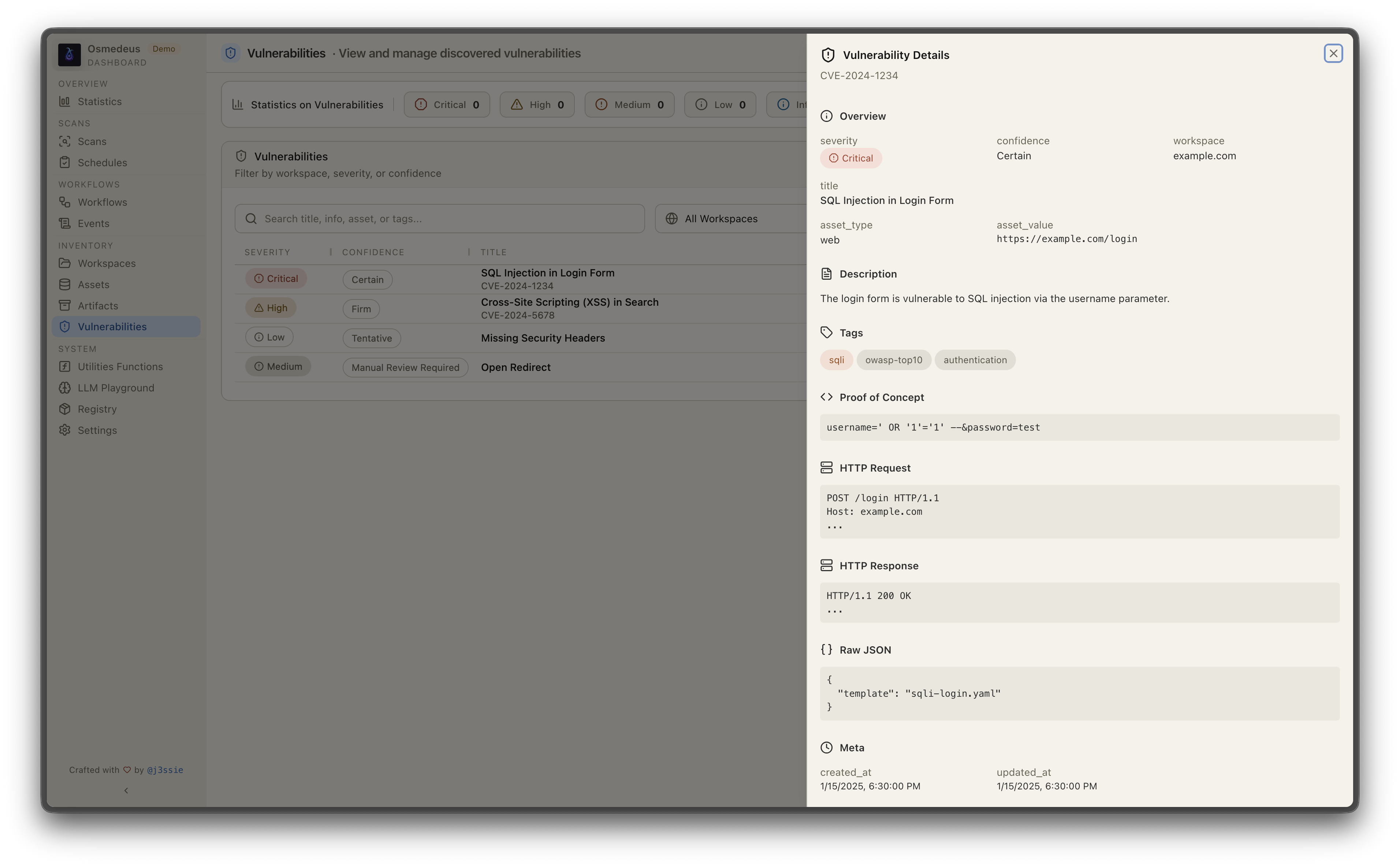 Web UI - Osmedeus Docs