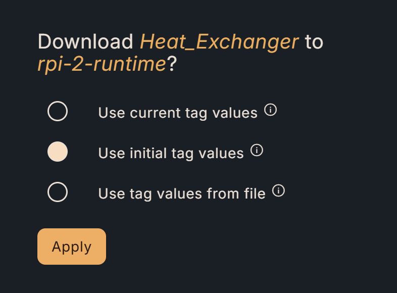 Runtime Selection Dark