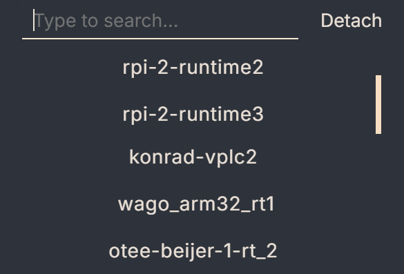 Runtime Selection Dark