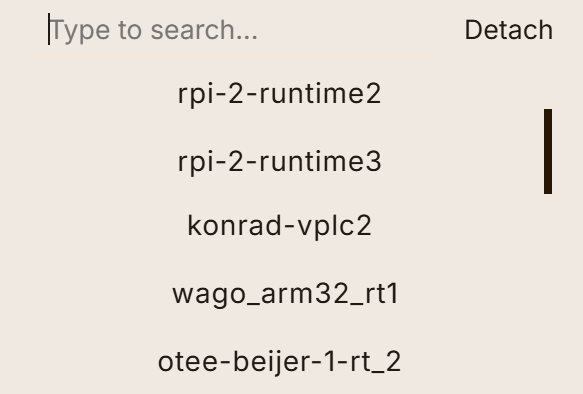 Runtime Selection Light