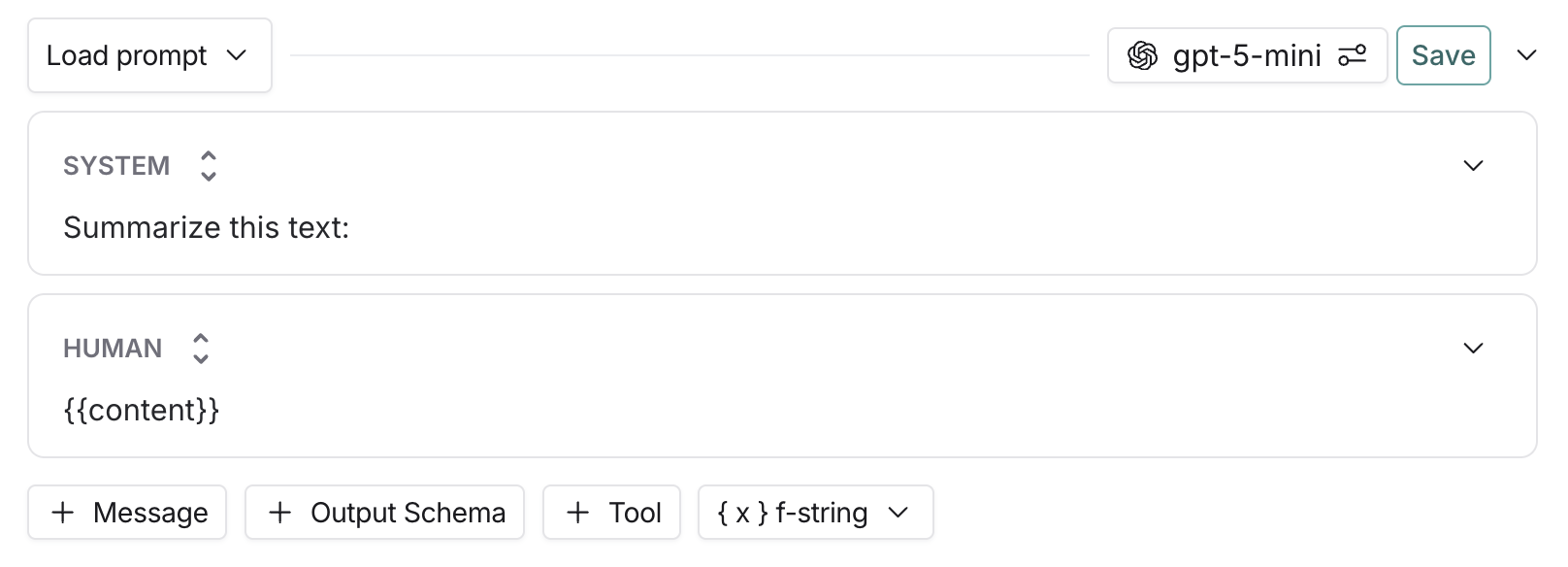 Variable in prompt box.