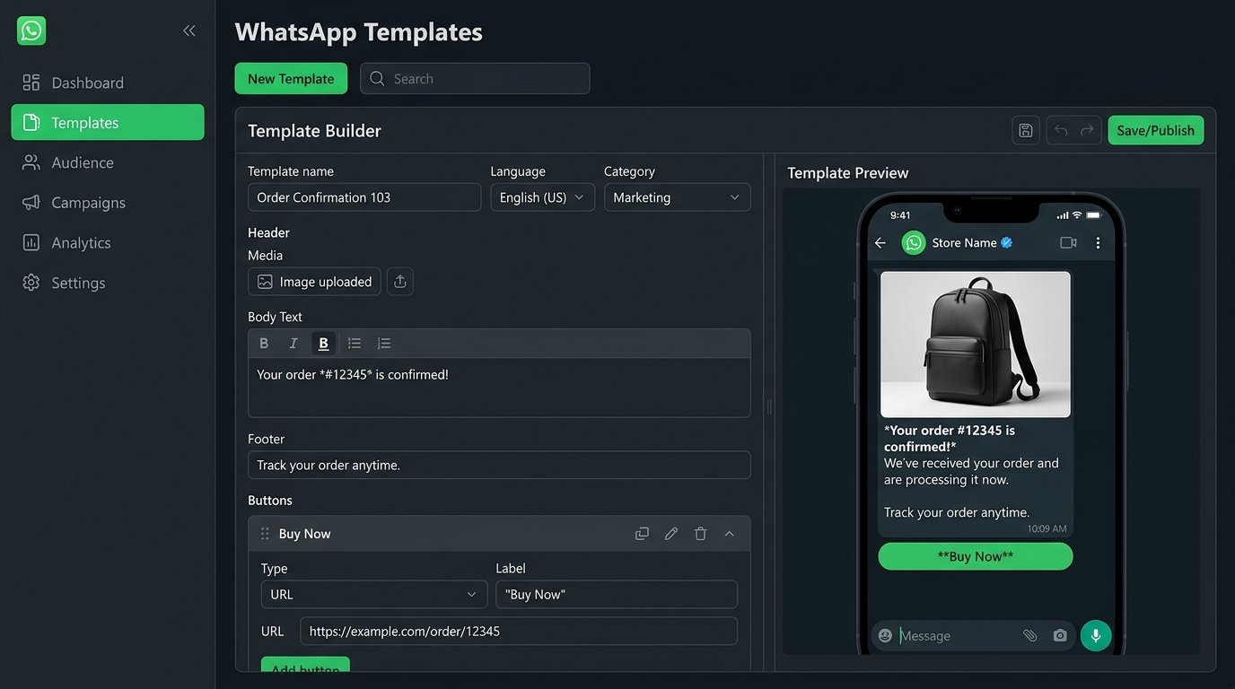 Rich Media Templates Dashboard
