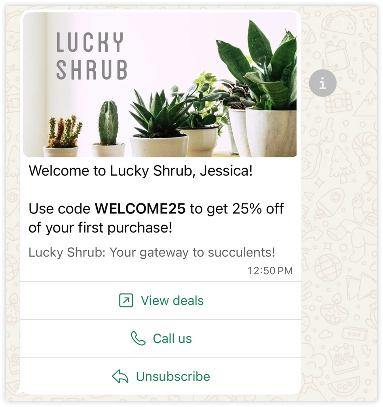 Marketing Template Example