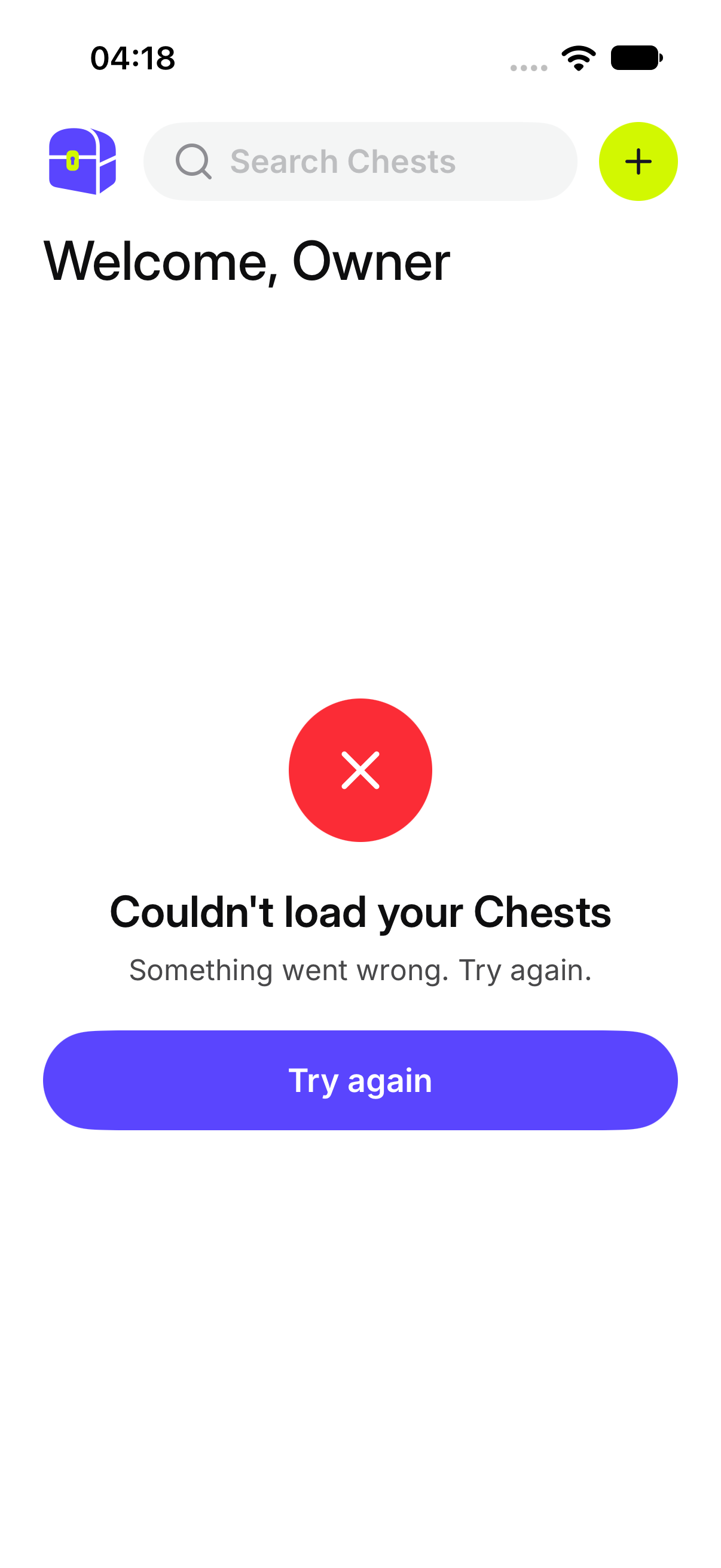 Chests failed to load