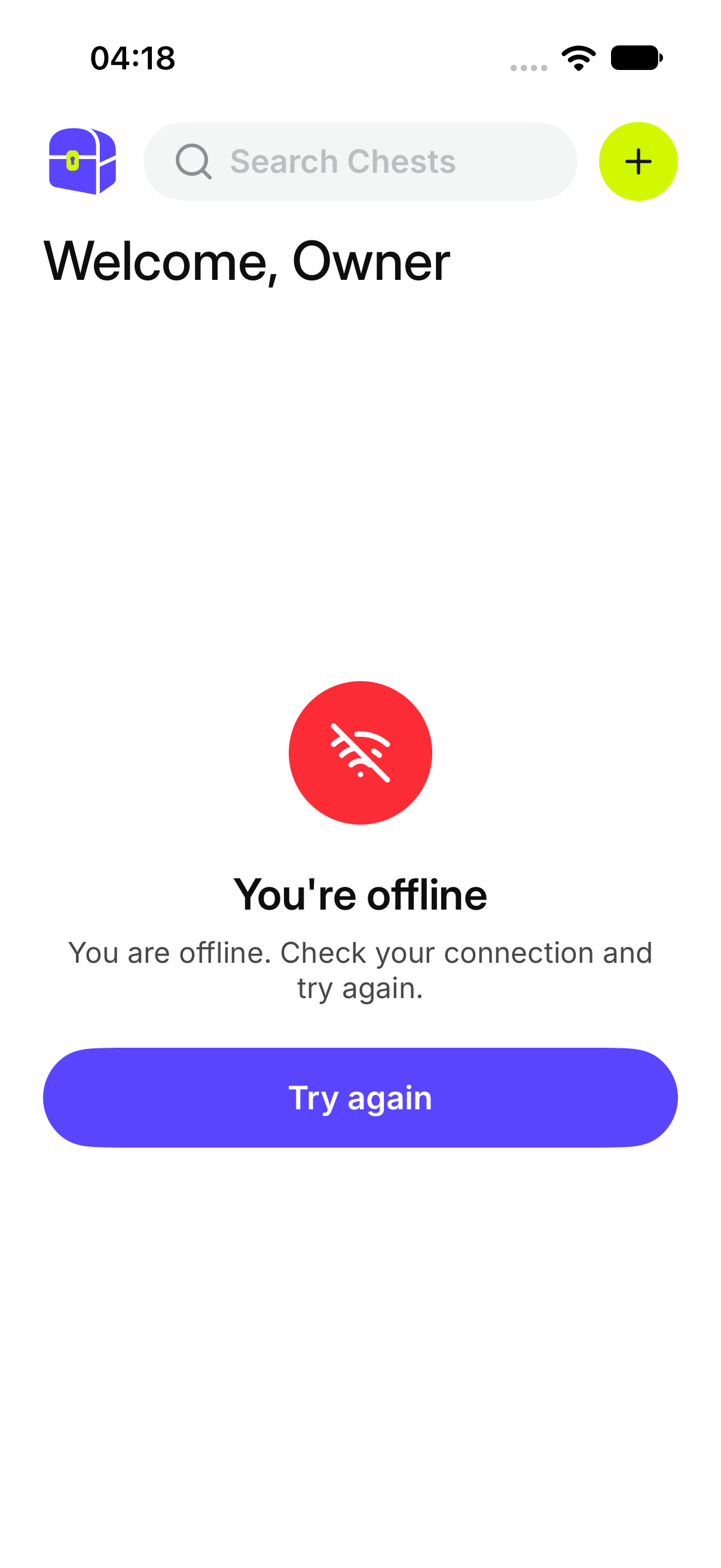 Chests while offline