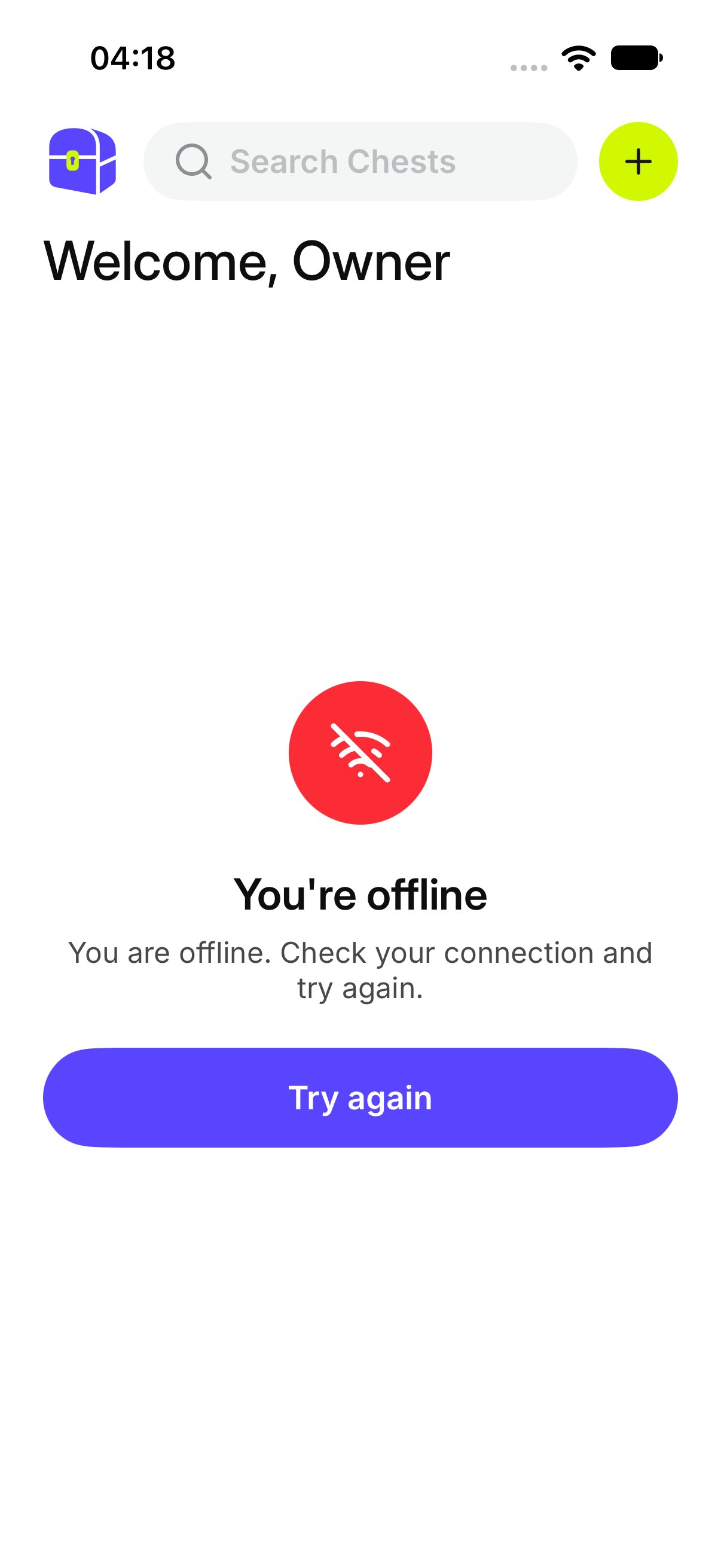 Chests while offline