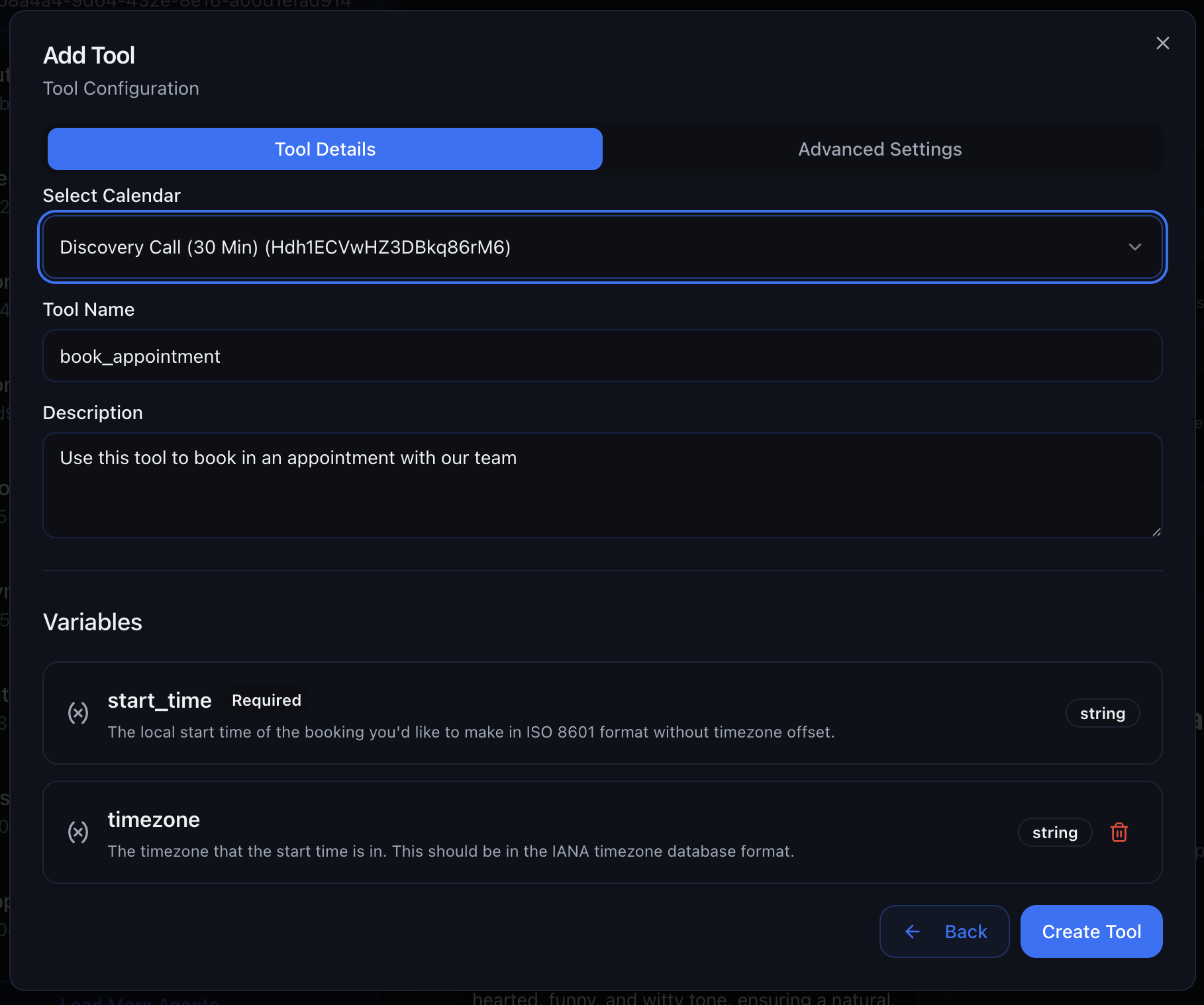 Calendar Booking Tool