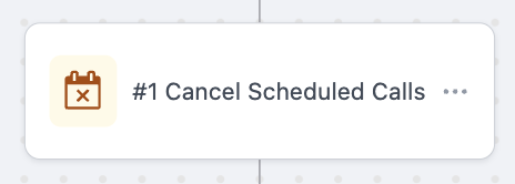 Cancel Scheduled Calls