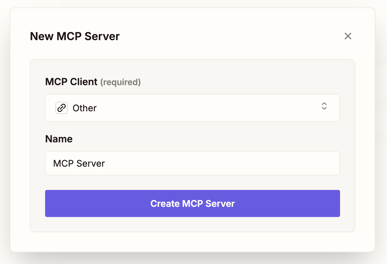 Create MCP Server