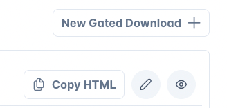 Gated Download Copy Html Button