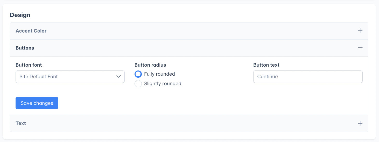 Tip Jar Design Menu
