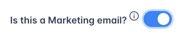 Marketing Email Yes