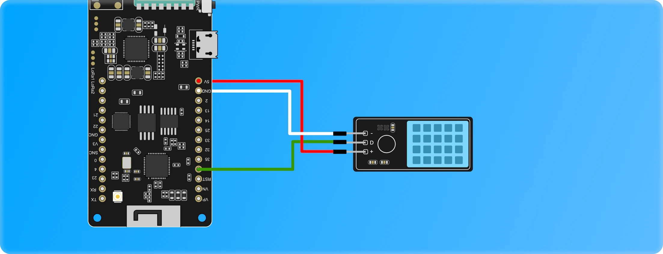 DHT11 Sensor Wiring Diagram