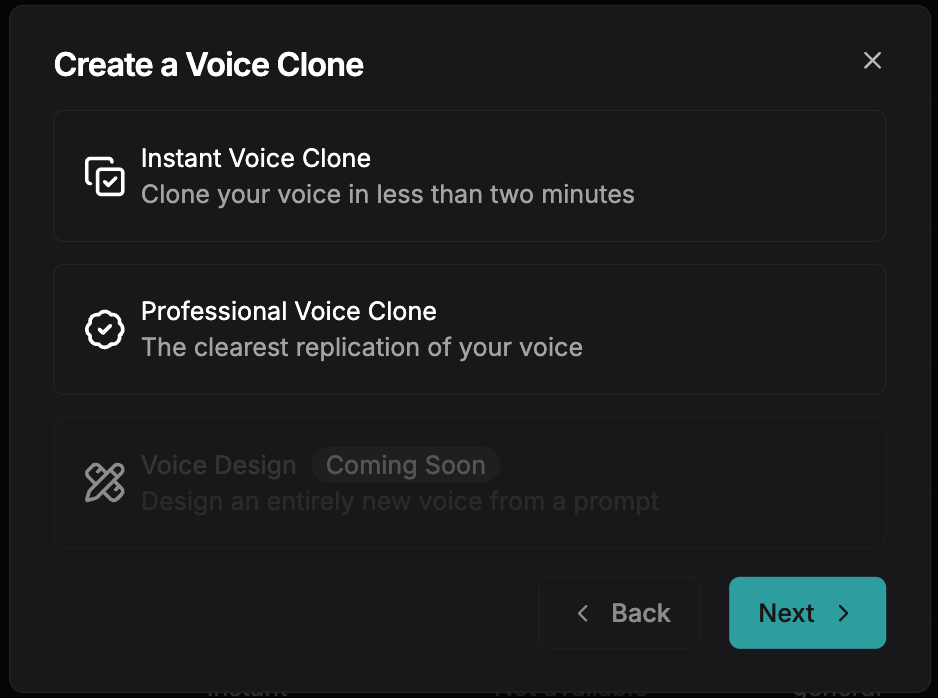 Voice Clone Setup