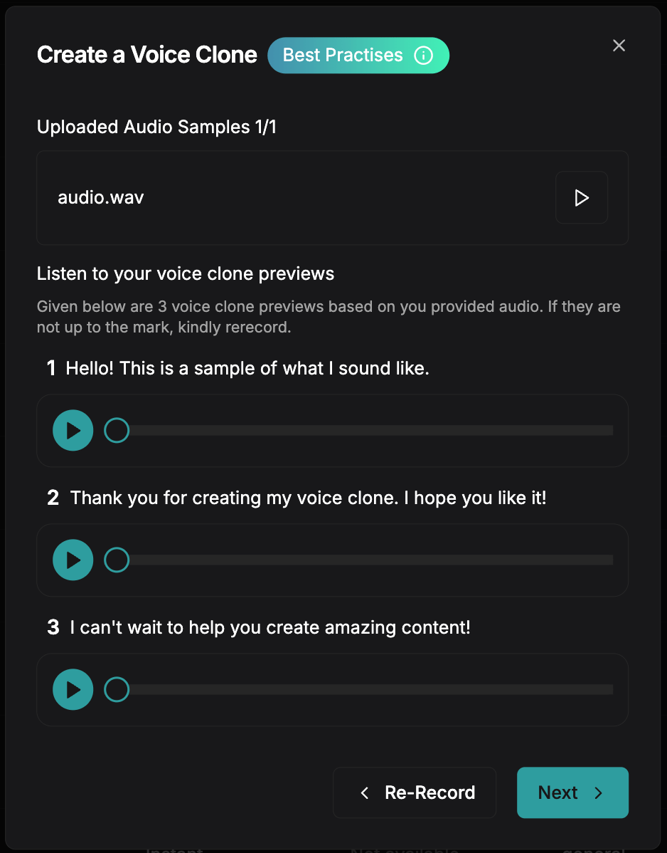 Testing Examples