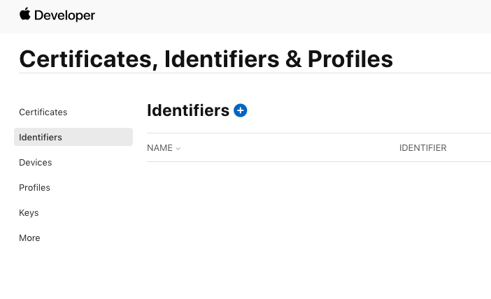 Identifiers
