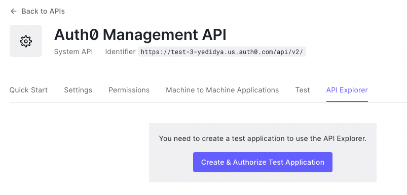 Create & Authorize API Explorer Application