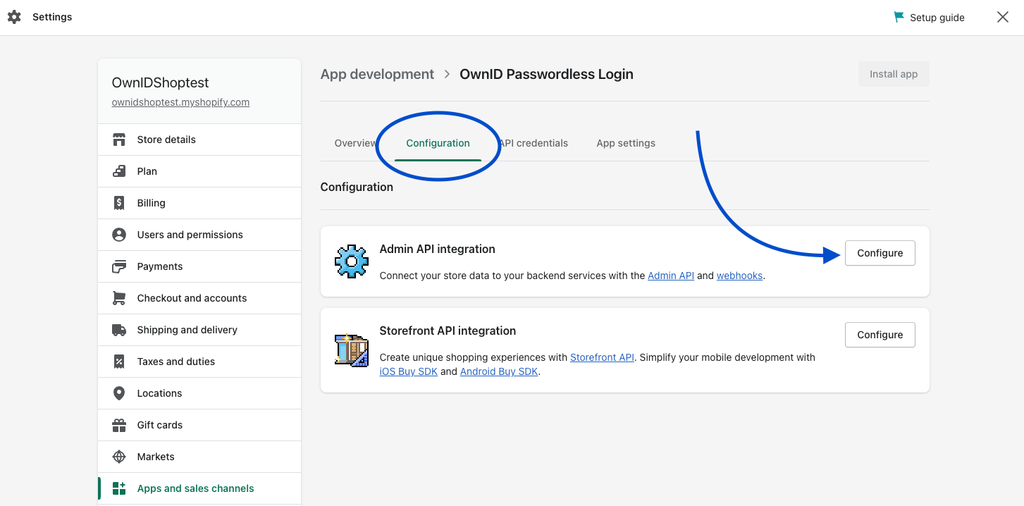 Shopify Customer Accounts
