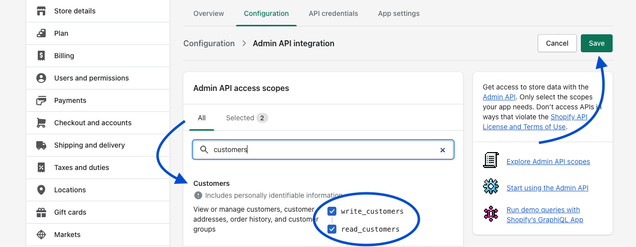 Shopify Customer Accounts