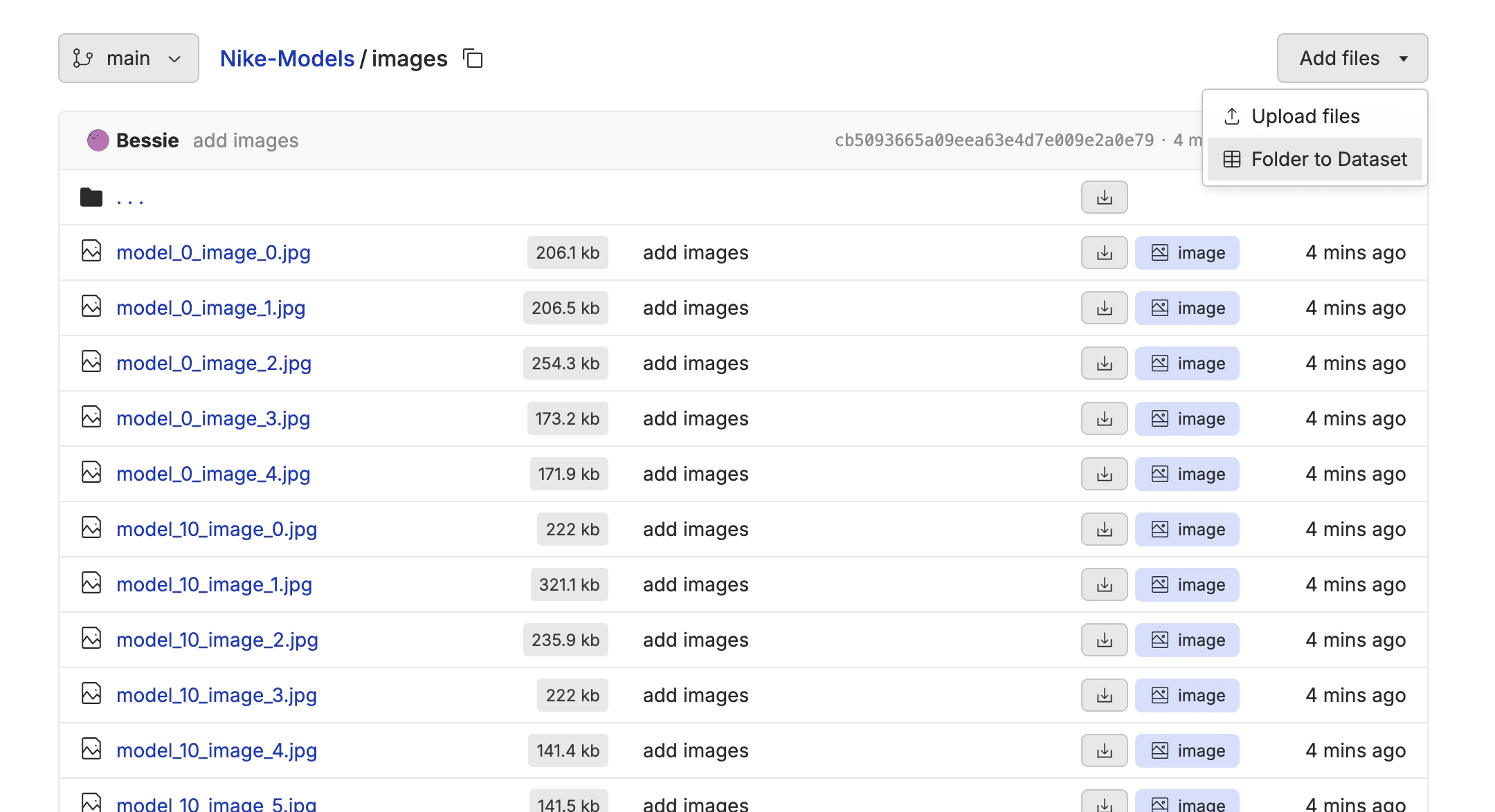 Folder to Dataset