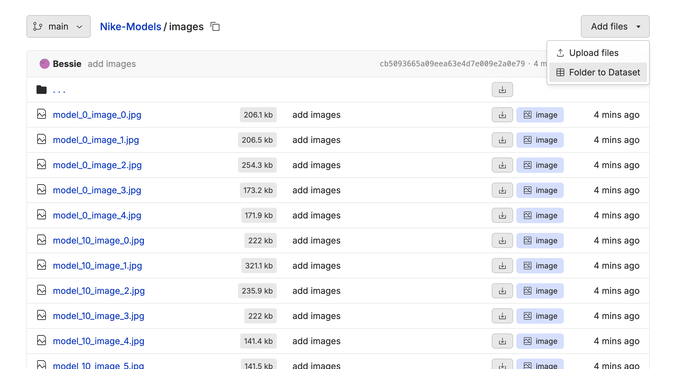 Folder to Dataset