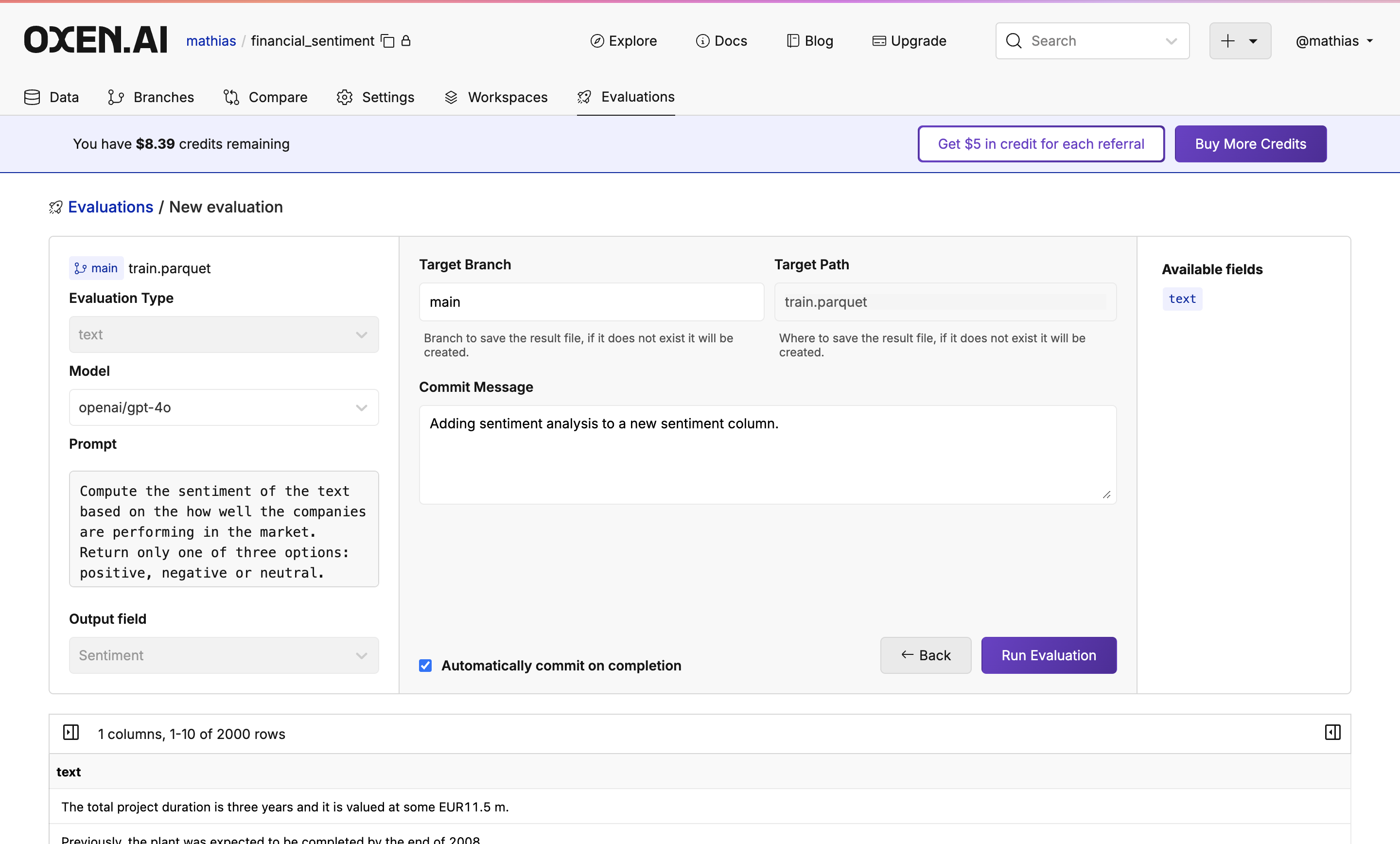 RMOD commit page