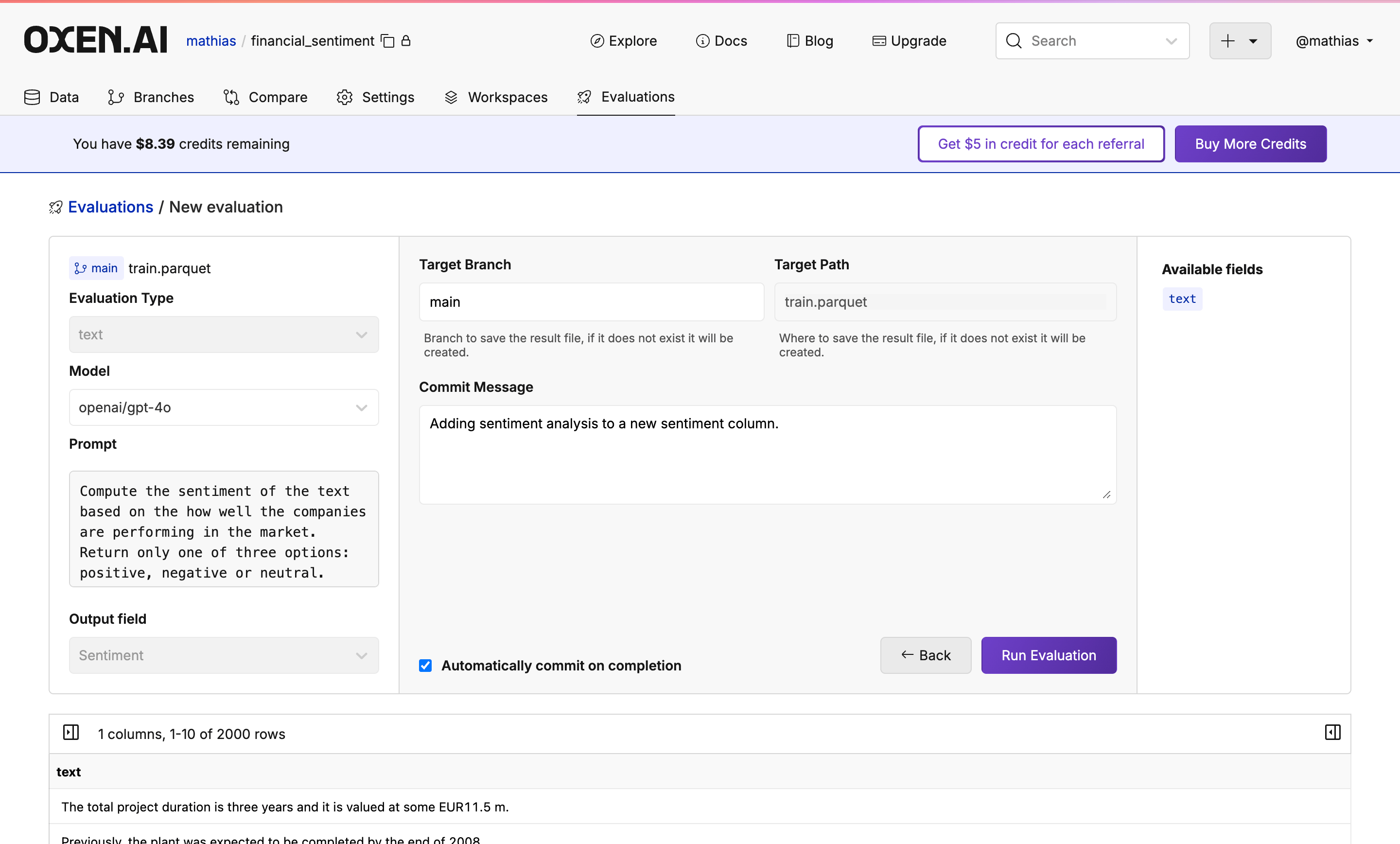 RMOD commit page