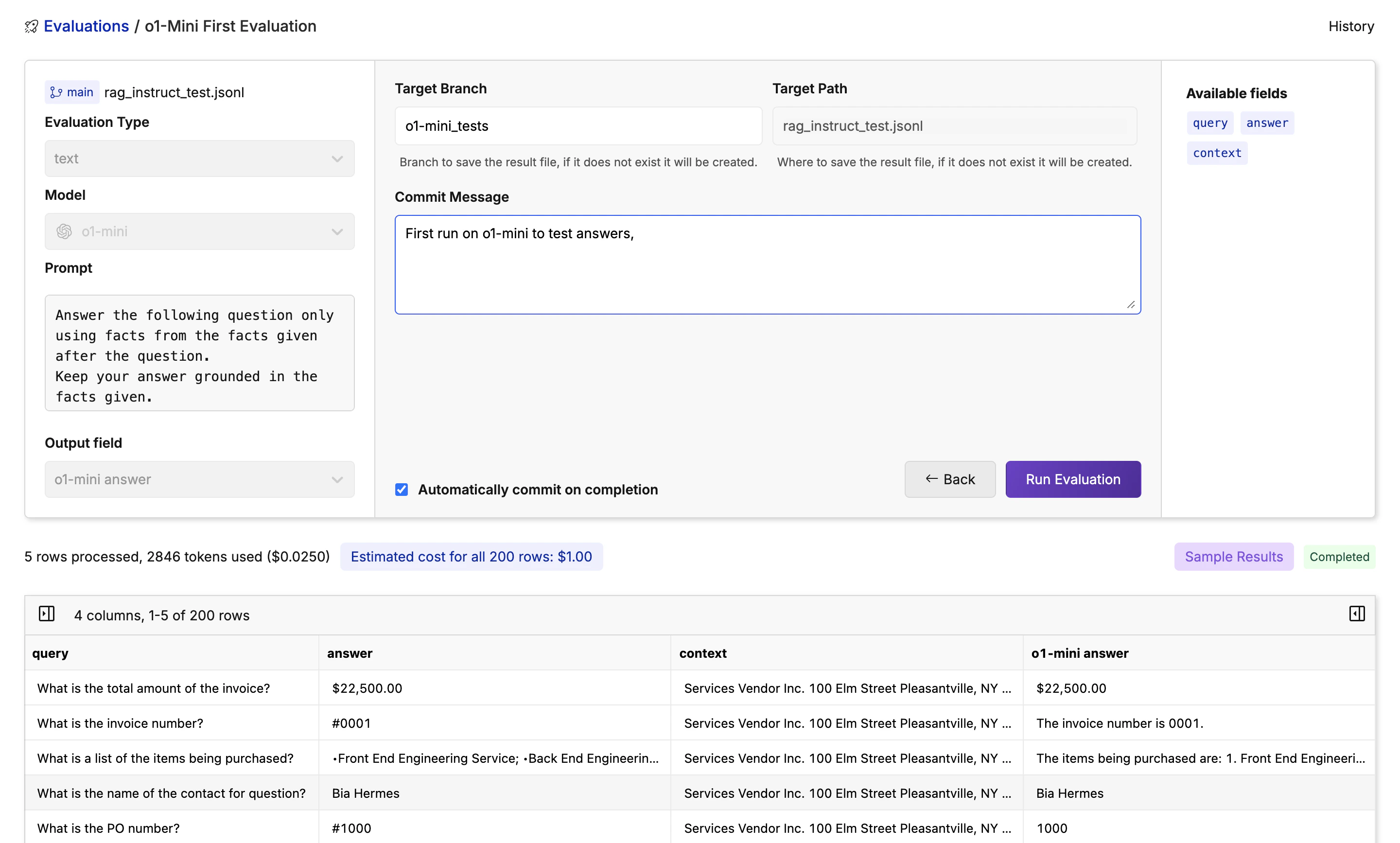 RAG commit page
