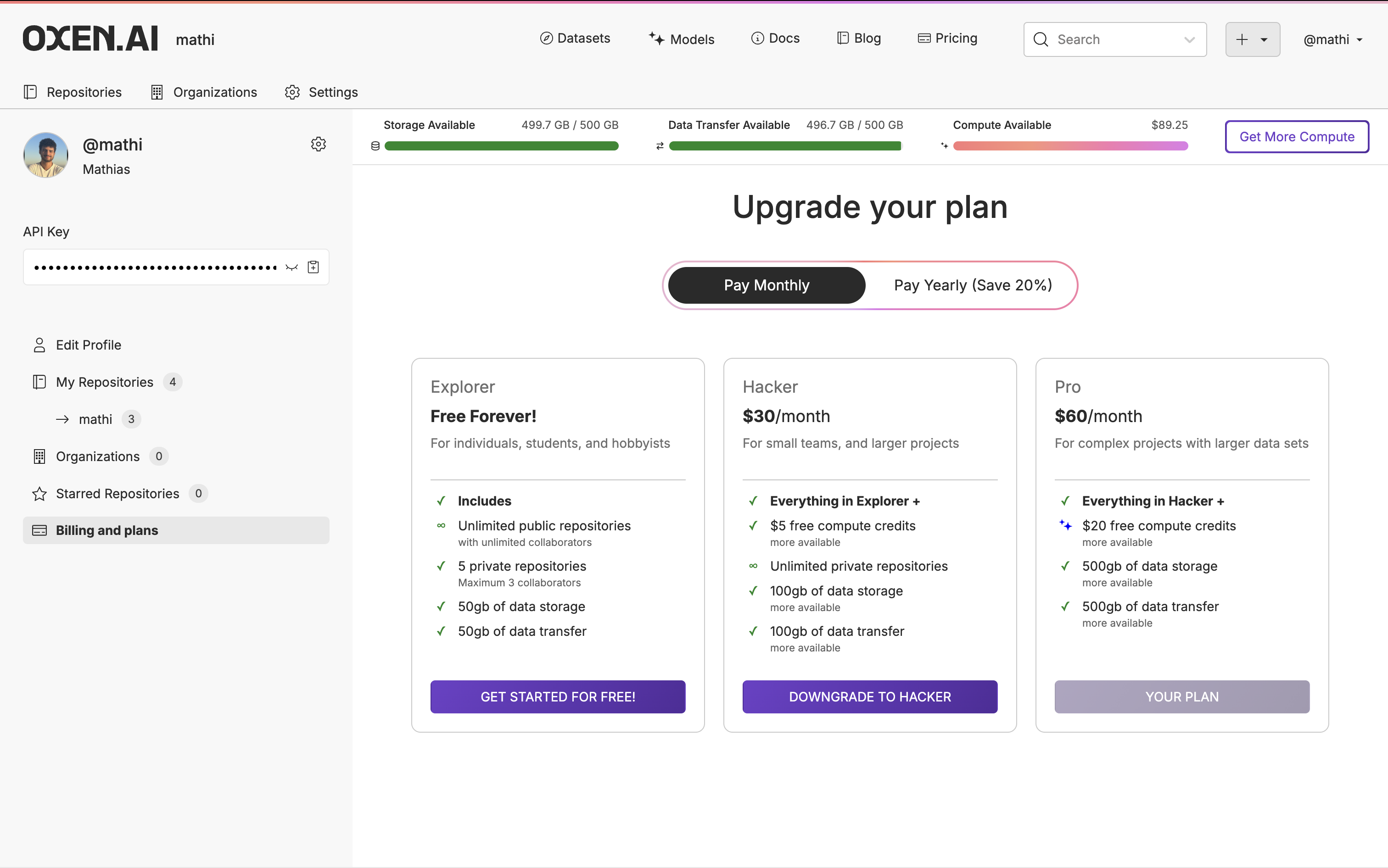 New Upgrade View
