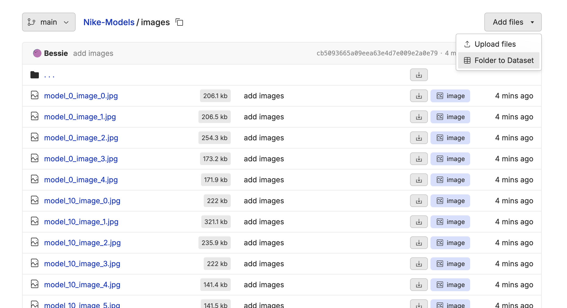 Folder to Dataset