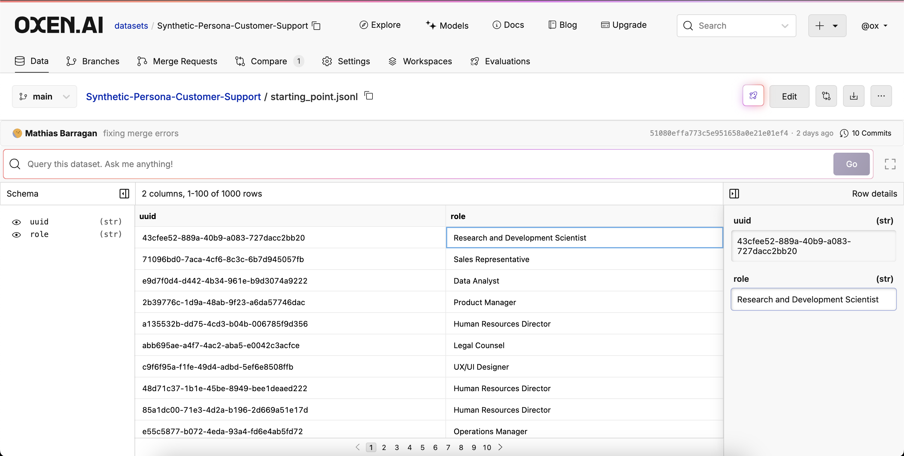 Synthetic Persona Customer Support Dataset