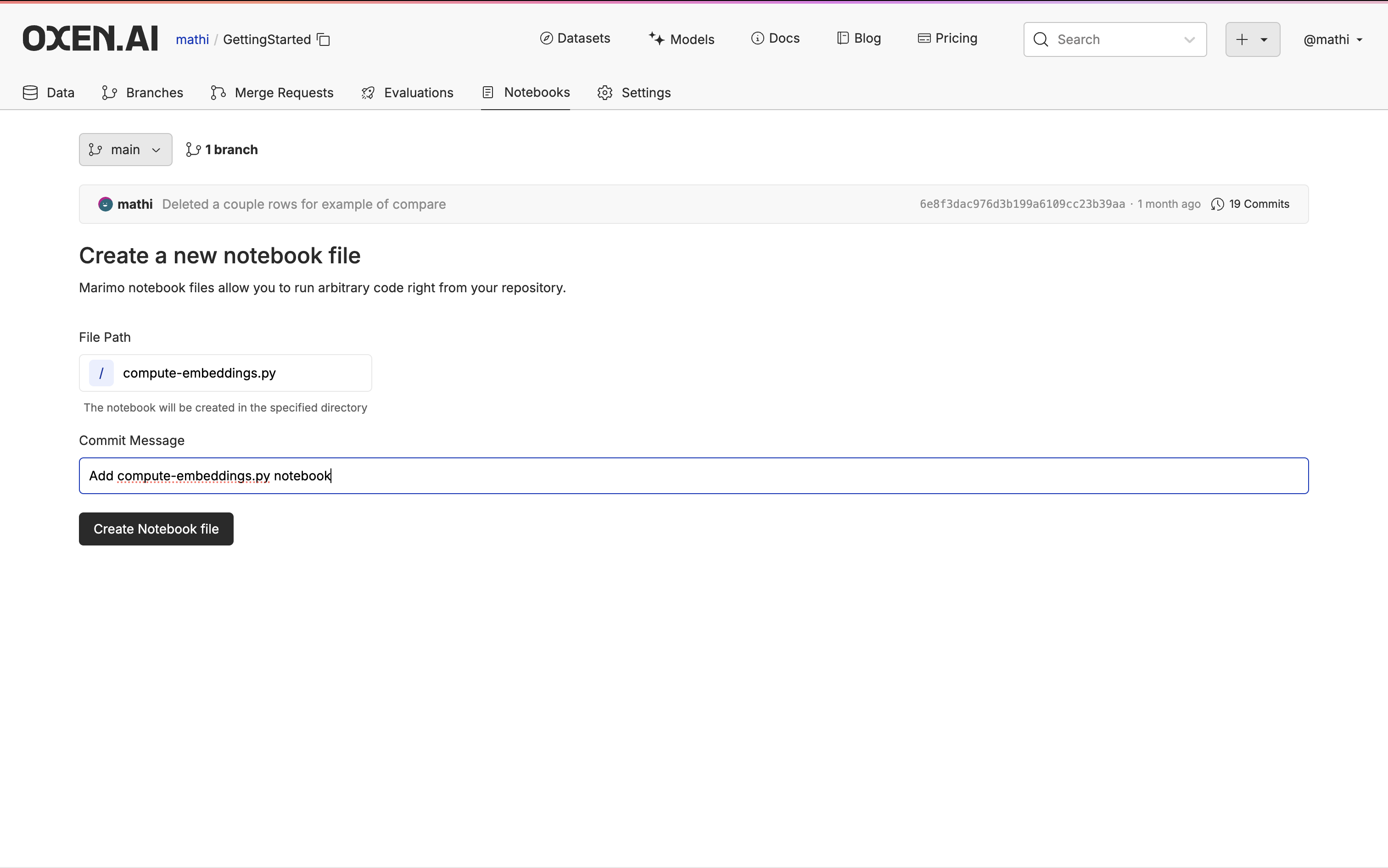 Auto Commit Message