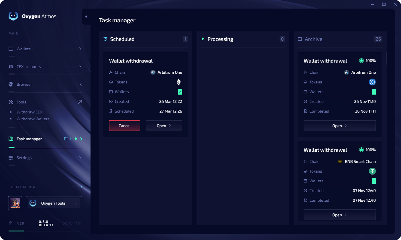 Task manager dashboard