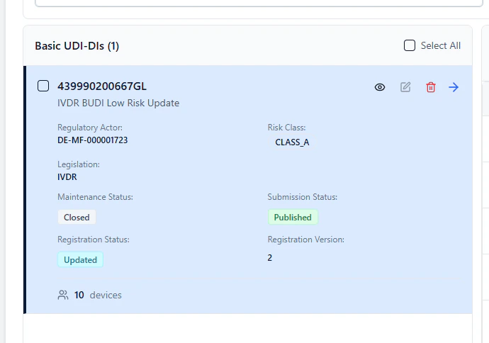 BUDI update successful: Updated, version 2
