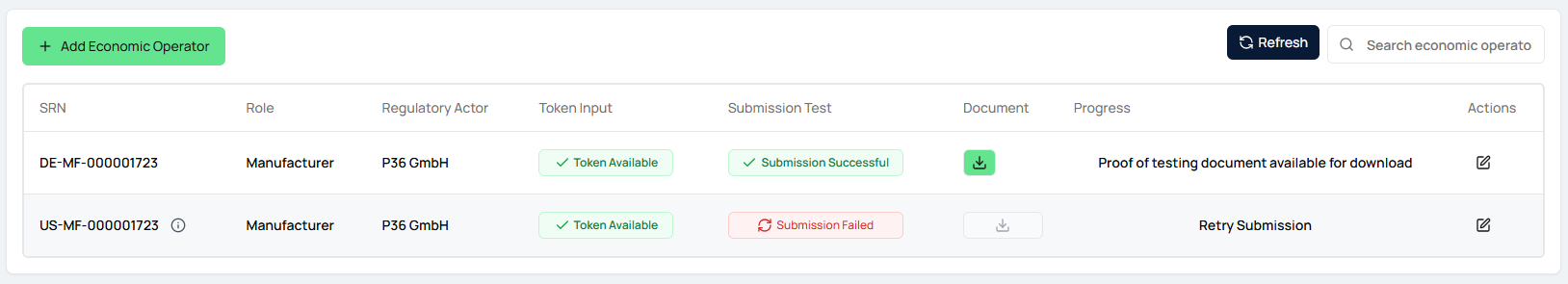 Proof of Testing document download