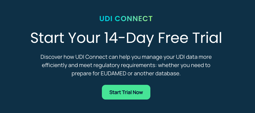 Get Started button on UDI Connect website