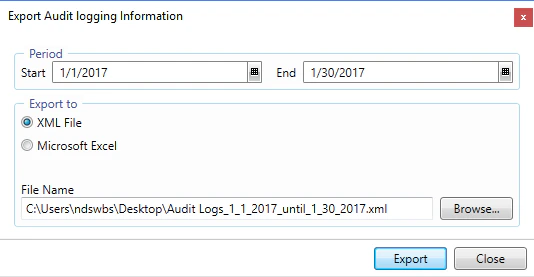 EN Agent Audit Export Pn