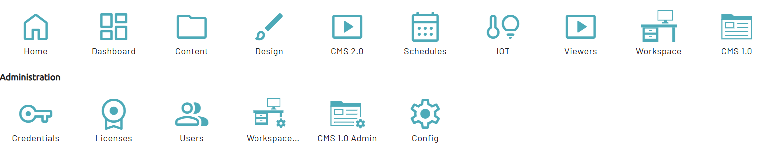 PADS4 application switcher after login