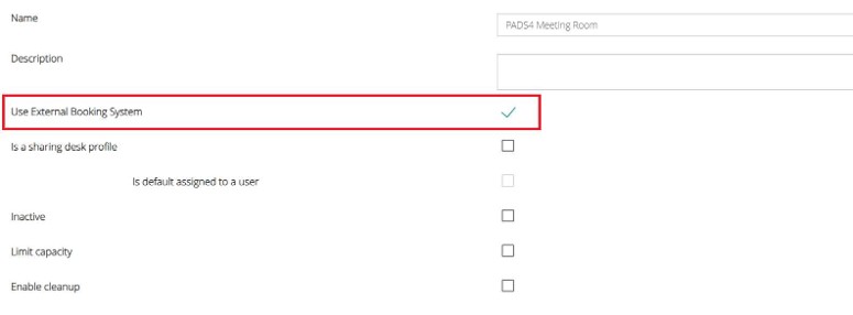 Use External Booking System