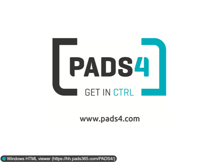 Windows HTML5 Viewer - PADS4 Platform