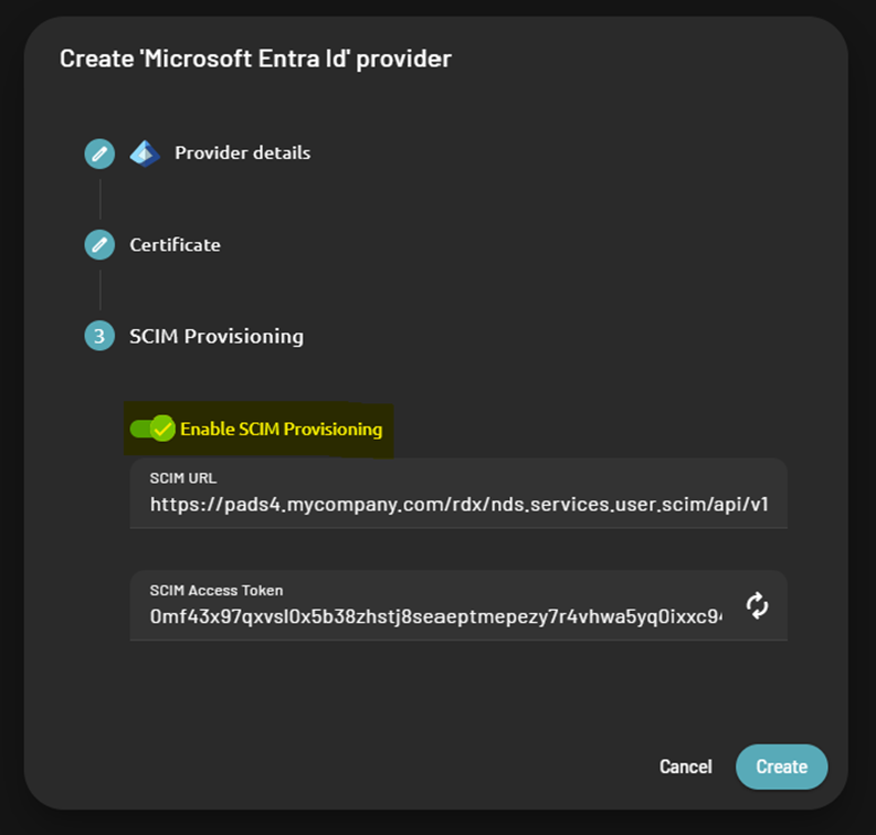 Pads4create Scim Provisioning Pads4create Scim Provisioning