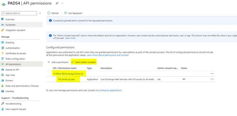 API Permissions