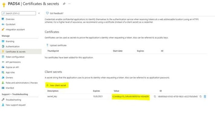 Entra ID Client Secret