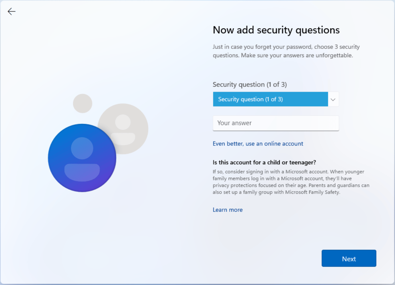 Security Questions