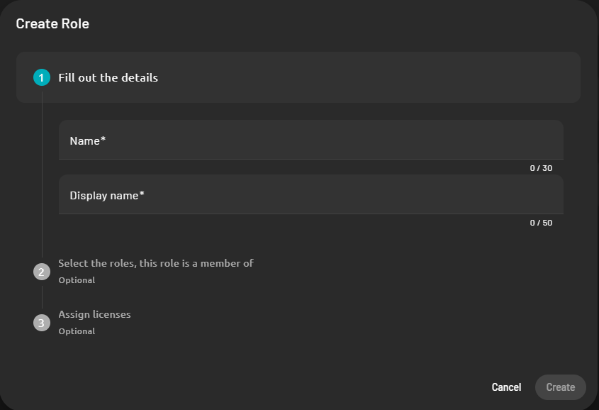 Create Role Pn