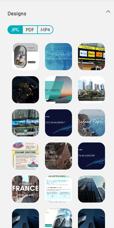 Canva Content Library