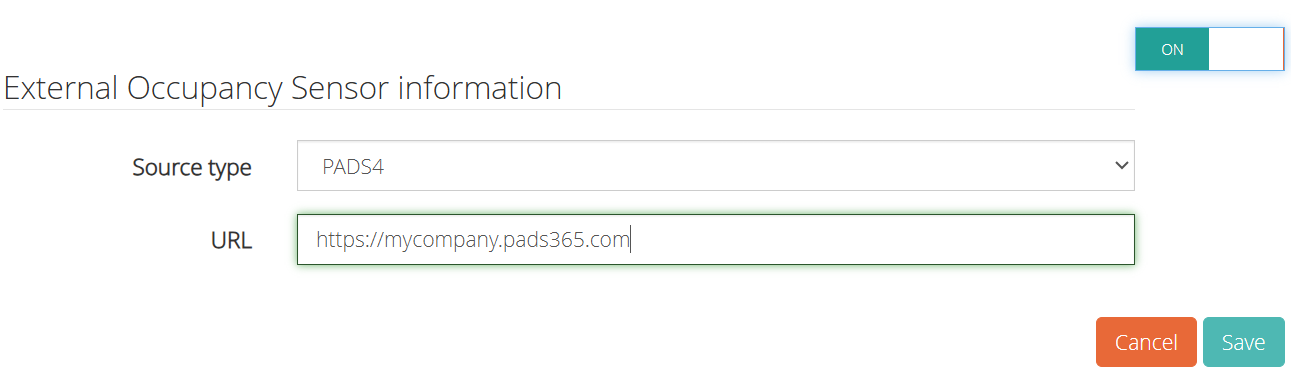 PADS4 Sensor Config