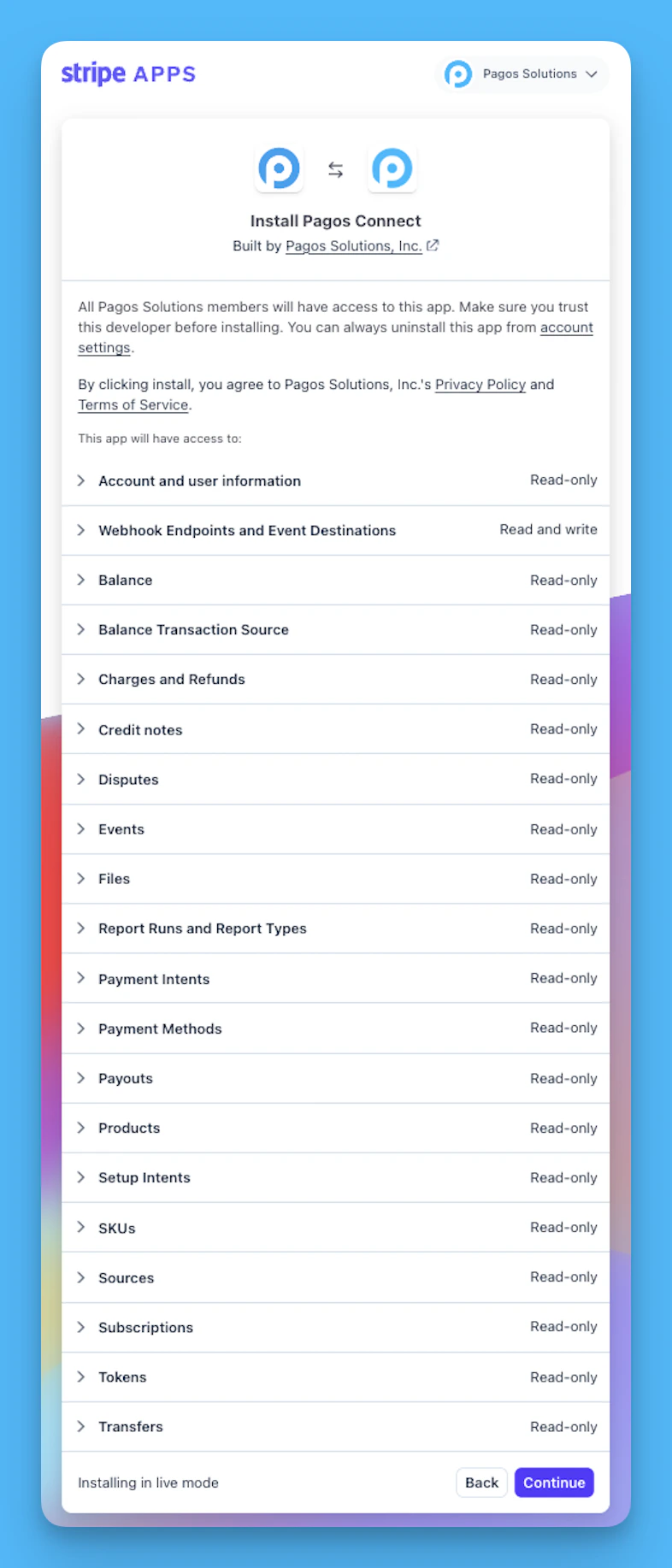 Stripe-Pagos Authorization