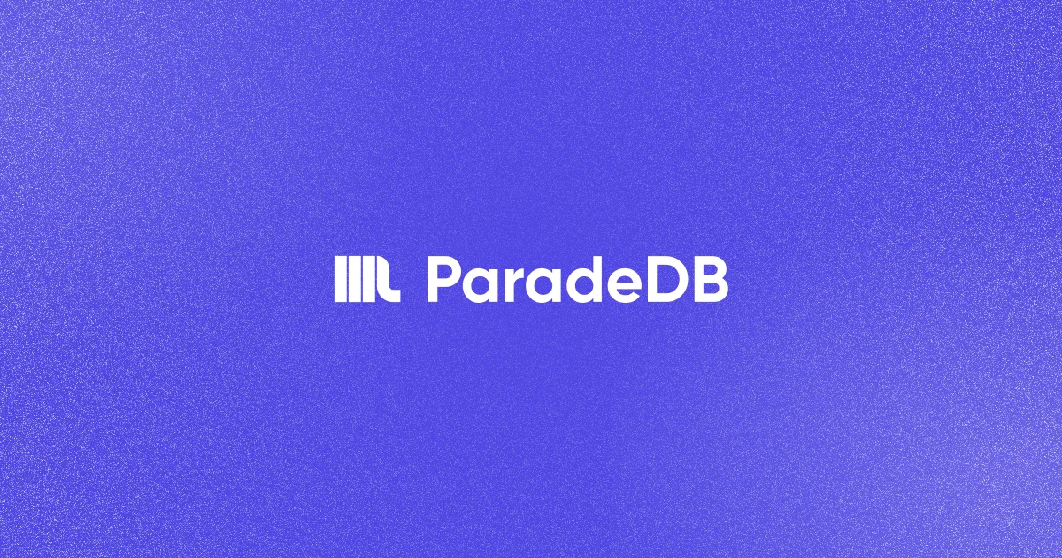 ParadeDB Banner
